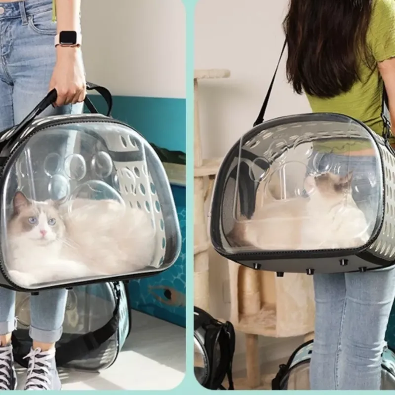 Comprar Bolso Plegable Transparente Para Mascota en Electroshopy
